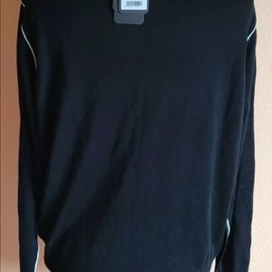 Armani exchange black contemporary ladies pullover light sweater top